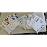 Great Britain 1980-2000-First Day Cover collection, bureau, clean lot (120+)