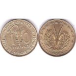 West Africa States (Togo) 1957 25 Francs, AUNC, KM