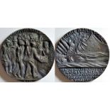 Imperial German Goetz Anti British Lusitania medallion, this a German made non metallic original