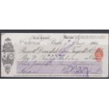 prescott Dimsdale, Cave Tugwell & Co Ltd-Old Bank, Bath-Box & Combe Down Agency- used order RO 2.4.