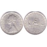 Italy 1960R 500 Lire, KM98, EF, Nice example