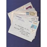 Air Mail Covers - 1950s/80s Fine range of stamp and cancels (23).