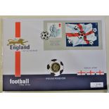 Great Britain P&N 2002 21st May World Cup 2002 First Day cover with £1 Coin, p/a