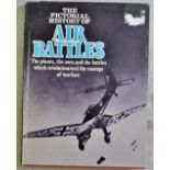 The Pictorial History of Air Battles with newpaper cuttings-hard back with cover, published by