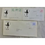 Great Britain 1971 Strike Post Various dates with special handstamps, from Norwich t/a (3)