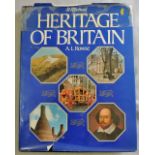 Heritage of britain-by A.L.Rowes, hard back with cover - cover a little tatty-fully illustrated in