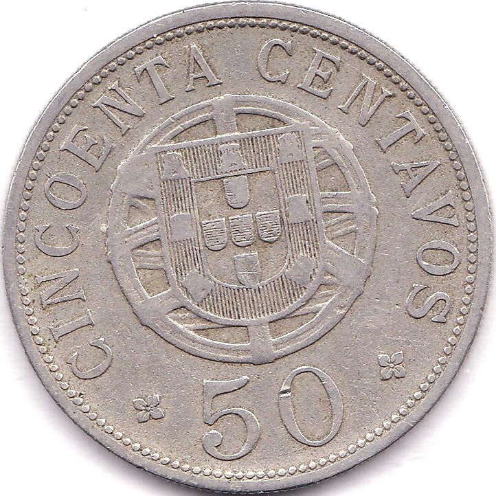 Angola 1927 50 Centavos, KM 69, VF - Image 3 of 3