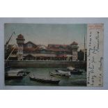 India 1906 used postcard 'Bombay Yacht Club' to London