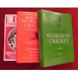 Two Books Cricket - Barclays World of Cricket The Game from A-Z The New Edition 1980 and Revised
