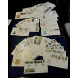 Great Britain - Collection FDC's Small selection of FDCs including Post Offices, Architects of the