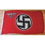 German WWII Patter Battleflag, many stamps on the lanyard. See T&C's