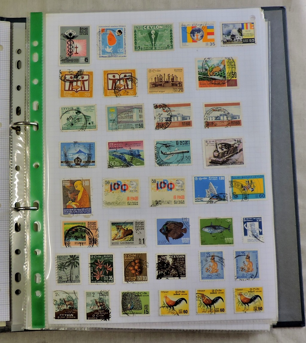 Ceylon/Sri Lanka KGV to modern (few earlier) on 25+ pages - some duplication but good thematics (