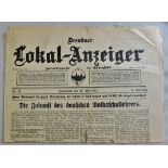 German 1930's Newspapers including some information about the NSDAP, Heraldic emblems etc. A good