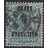 Great Britain Board of Education official 1902 1/2d SG 083, used.