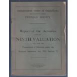 Independent Order Of Oddfellows (Manchester Unity) Friendly Society, Report of the Actuaries upon