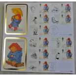 Great Britain 2006 (10 Jan) Paddington stamps. On Benham Official FDC with a Bear called