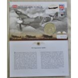 Great Britain P&N 2008 Royal Air Force 90th Anniversary Guernsey £5 Battle of Britain Crown and GB