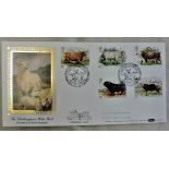 Great Britain 1984 British Cattle Chillingham Bull H/S Official FDC, Benham BL52. A/P