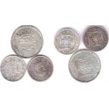 Mozambique 1935 2 1/2 Escudos, KM 61, scarce, GVF type coin. Scarce, 1942 2 1/2 Escudos, KM 68,