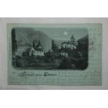 Switzerland 1898-Wimmis, Gruss Aus, view used to London