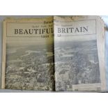 Daily Mail-Eight page picture supplement-Beautiful Britain from the air- little worn round edges-