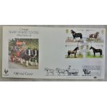 Great Britain (5 July) Shire Horse set Courage Shire Horse Centre Maidenhead Official cover, h/s,