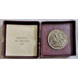 Festival of Britain 1951-Coin boxed,