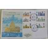 Great Britain 1969 (28/05) British Cathedrals set on FDC with Philatex St. Pauls special