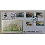 Great Britain 1992 British Wildlife set o WWF Official FDC and handstamp Benham BLC570. A/P