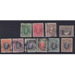 South Rhodesia 1931 definitive's S.G. 15-17 used, S.G. 19-21b used, S.G. 23 used, S.G. 25 used,