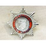 Staffordshire Fire Brigade 1980's Obsolete cap badge