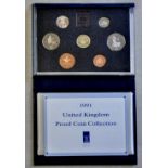 Great Britain 1991 Proof Set, Royal Mint (8)