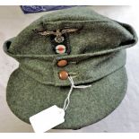 German WWII Gebirgsjäger pattern cap, size 57 with RB Nr. 0/280802930. See terms and conditions.