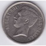 Belgium 1931 5 Francs, UN BELGA, KM 97.1, UNC