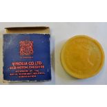 1935 Vinolia Soap silver Jubilee Medal soap-a scarce Jubilee edition by the Royal Warrant Holders