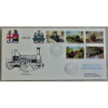 Great Britain - 1985 (22 Jan) Famous Trains Hawkwood Official FDC with Great Western TPO Up c.d.s