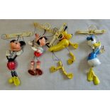 Mix lot of Walt Disney string puppets-in good condition
