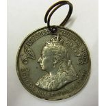 British 1887 - 1897 the Queen Victoria Medal, School Board For London For Year Ended AD 1900 - W/M