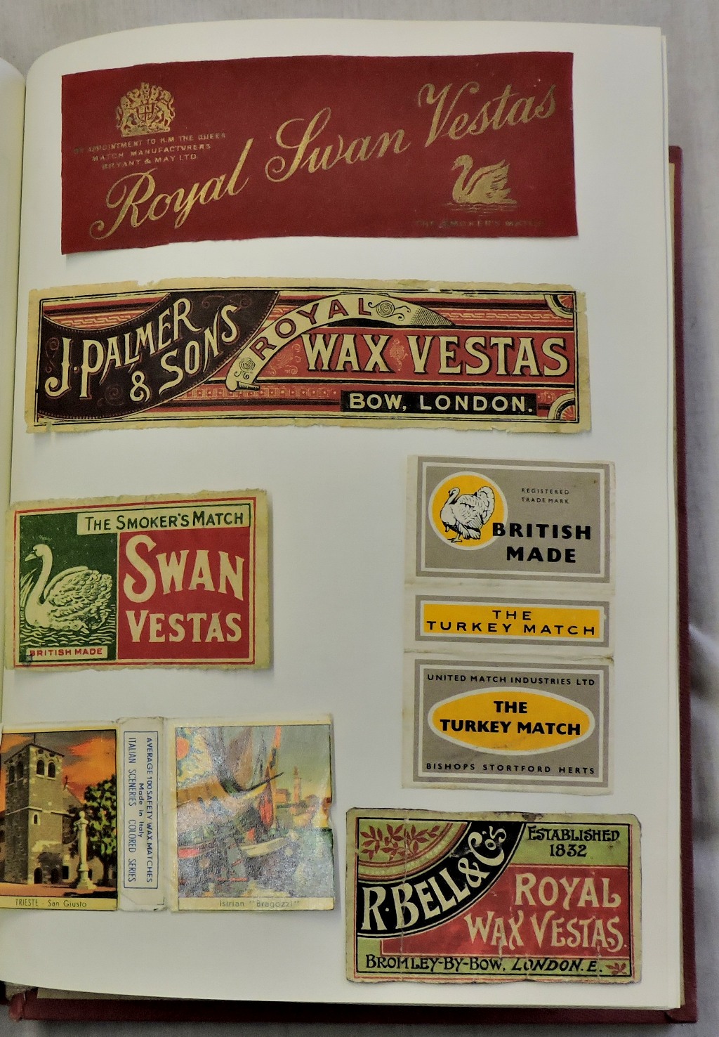 Matchbox Labels-An Old collection housed in a album(100's)