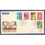 Netherlands 1964 Child Welfare FDC Sg 982/986 on Official FDC