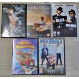 DVD's-Merry Madagascar-Role Models-The Blue Brothers-The Blindside-The Girl who Kicked the Hornets