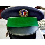 French Rural Police peaked cap, made by Bidermann. Size 55.