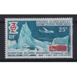 French Antarctic Territories 1969 Polar Expeditions, S.G. 52, u/m Mint