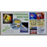 Great Britain - 1992 (7 Apr) Europa A.G.Bradbury official FDC with Walk Through Space special h/s