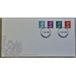 Great Britain - 2003 (1 Jul) High value - £1.50, £2, £3, £5. With Buckingham Palace handstamp on