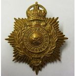 The Royal Marines Bands Plymouth Division Helmet Plate, KC (Brass, lugs) K&K: 1100