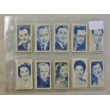 Carreras-Turf Slides 1956-Radio celebrities, set 50/50, VG/EX