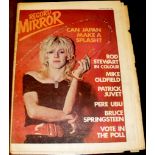 1978 (28th Nov) Edition of Record Mirror, Bowie, Rod Stewart in colour, etc.. Good Condition