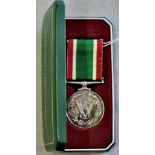 British Women's Civil Voluntary Service Medal, 1961 - to date, Cupro-Nickel with ribbon and in royal