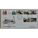 Great Britain - 1985 (22 Jan) Famous Trains Hawkwood Official FDC, Great Western special h/s p/a.